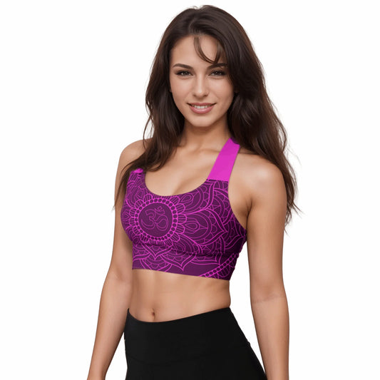 Mix Match - Plum - Athlo Super Support Bra sustainable fashion athleisure includes plus size activewear yoga clothes unique flare leggings shorts dresses one pieces travel wear for ladies
