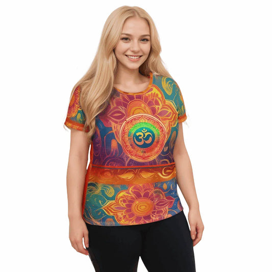 Srinithi - Plus Athlo Flex Shirt sustainable fashion athleisure includes plus size activewear yoga clothes unique flare leggings shorts dresses one pieces travel wear for ladies