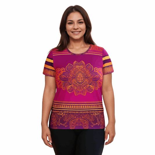 Piya Sari - Plus Athlo Flex Shirt sustainable fashion athleisure includes plus size activewear yoga clothes unique flare leggings shorts dresses one pieces travel wear for ladies