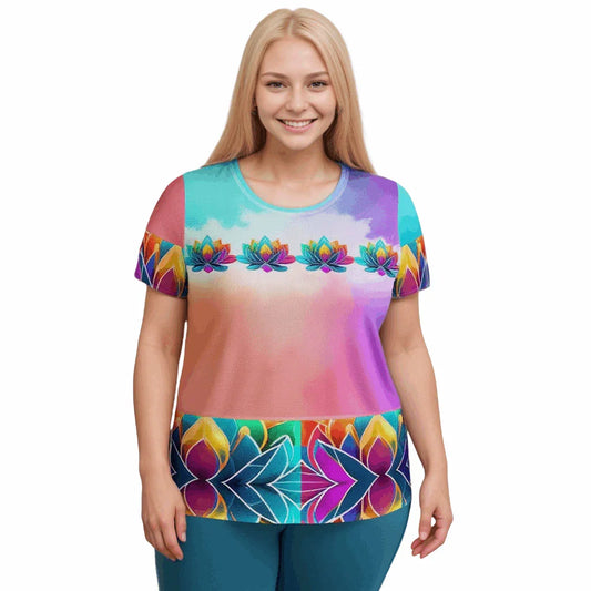 Bilwa - Plus Athlo Flex Shirt sustainable fashion athleisure includes plus size activewear yoga clothes unique flare leggings shorts dresses one pieces travel wear for ladies