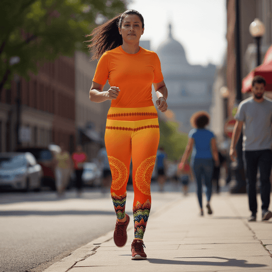 Pranika - Athlo Yoga Leggings sustainable fashion athleisure includes plus size activewear yoga clothes unique flare leggings shorts dresses one pieces travel wear for ladies