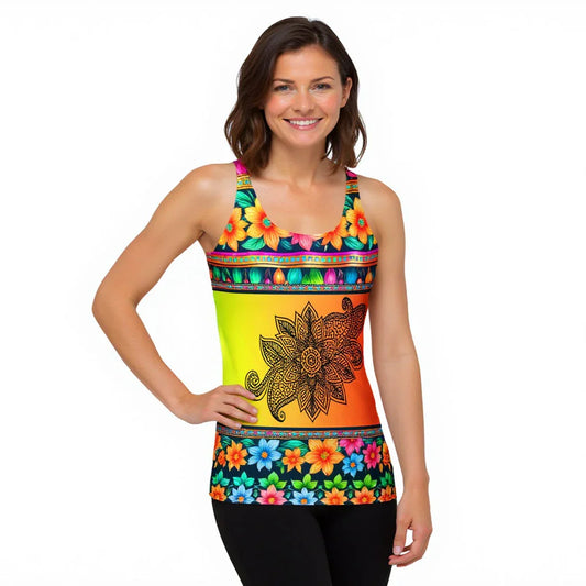 Lexani - Athlo Flex Tank sustainable fashion athleisure includes plus size activewear yoga clothes unique flare leggings shorts dresses one pieces travel wear for ladies