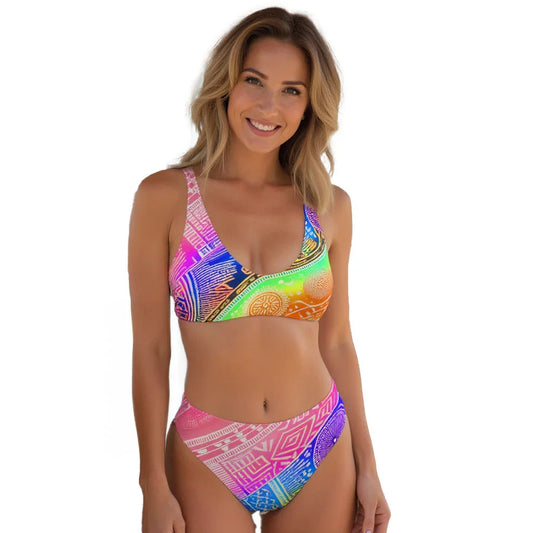 Deshan - Athlo Classic Bikini sustainable fashion athleisure includes plus size activewear yoga clothes unique flare leggings shorts dresses one pieces travel wear for ladies