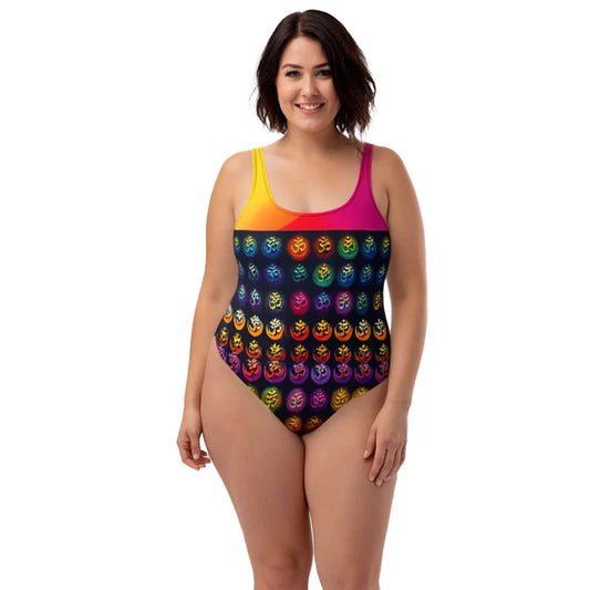 Lilani - Plus Athlo Swimsuit sustainable fashion athleisure includes plus size activewear yoga clothes unique flare leggings shorts dresses one pieces travel wear for ladies