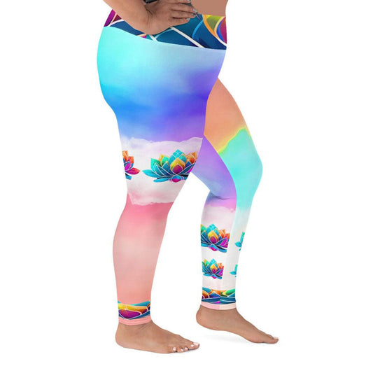 Bilwa - Plus Athlo Yoga Leggings sustainable fashion athleisure includes plus size activewear yoga clothes unique flare leggings shorts dresses one pieces travel wear for ladies