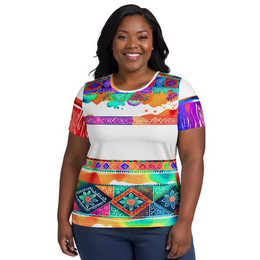 Chellam - Plus Athlo Flex Shirt sustainable fashion athleisure includes plus size activewear yoga clothes unique flare leggings shorts dresses one pieces travel wear for ladies