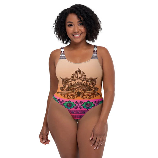 Zai - Plus Athlo Swimsuit sustainable fashion athleisure includes plus size activewear yoga clothes unique flare leggings shorts dresses one pieces travel wear for ladies