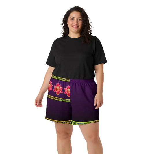 Rema - Plus Athlo Rec Shorts sustainable fashion athleisure includes plus size activewear yoga clothes unique flare leggings shorts dresses one pieces travel wear for ladies