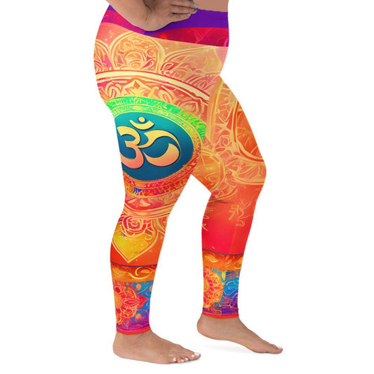 Srinithi - Plus Athlo Yoga Leggings sustainable fashion athleisure includes plus size activewear yoga clothes unique flare leggings shorts dresses one pieces travel wear for ladies