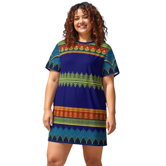 Perani Henna Sari - Plus Athlo Straight Dress | Fashion Athleisure Apparel