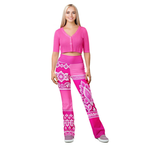 Vai Henna - Athlo Bell Leggings sustainable fashion athleisure includes plus size activewear yoga clothes unique flare leggings shorts dresses one pieces travel wear for ladies