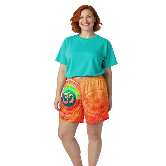 Srinithi - Plus Athlo Rec Shorts sustainable fashion athleisure includes plus size activewear yoga clothes unique flare leggings shorts dresses one pieces travel wear for ladies