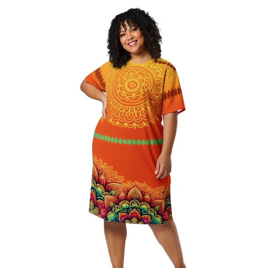 Pranika - Plus Athlo Straight Dress sustainable fashion athleisure includes plus size activewear yoga clothes unique flare leggings shorts dresses one pieces travel wear for ladies