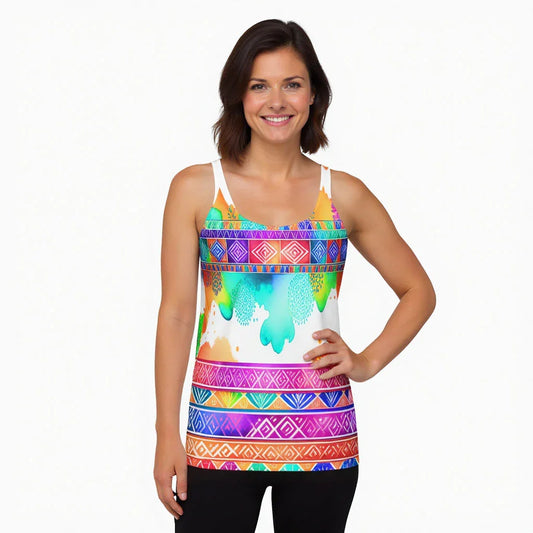 Chellam - Athlo Flex Tank sustainable fashion athleisure includes plus size activewear yoga clothes unique flare leggings shorts dresses one pieces travel wear for ladies