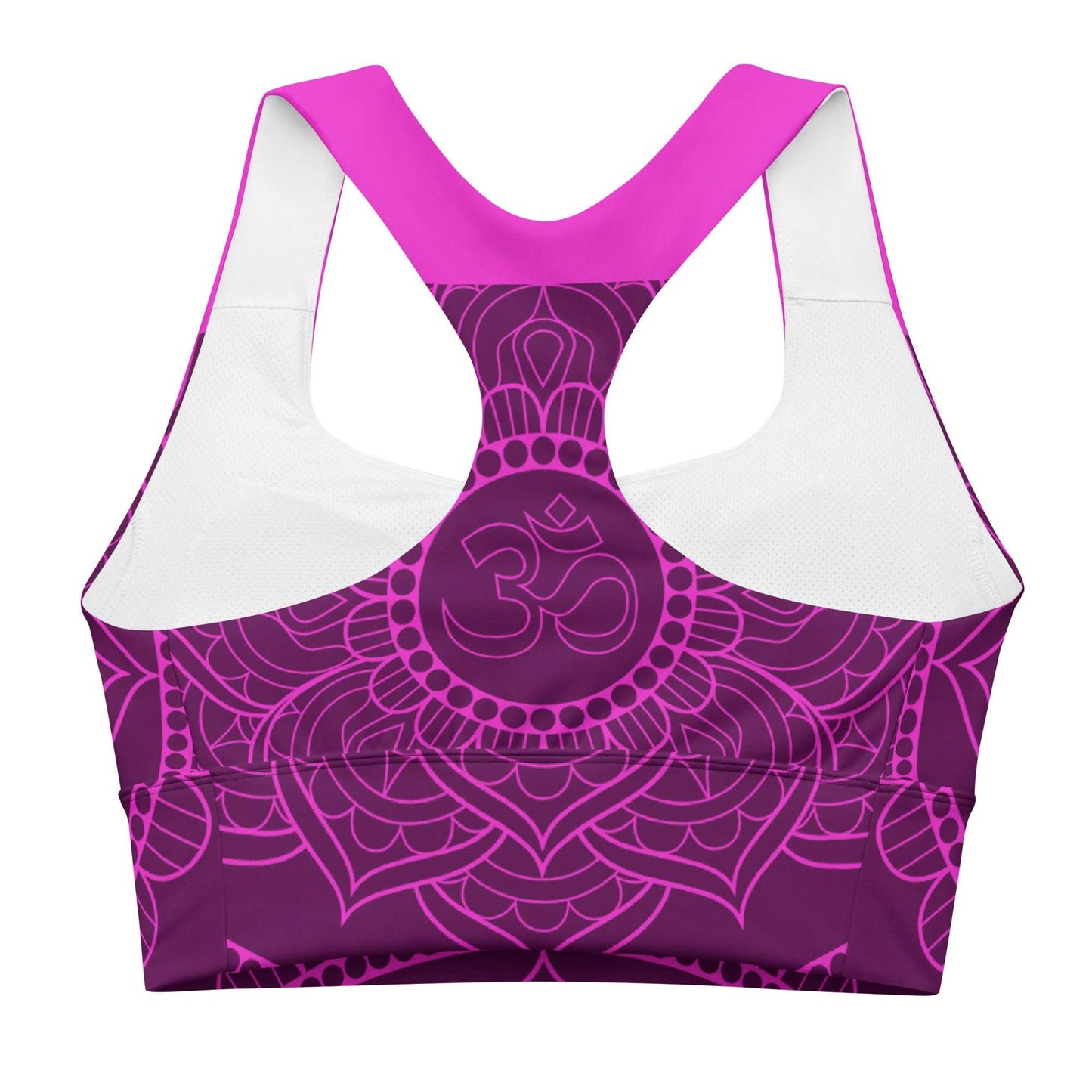 Mix Match - Plum - Athlo Super Support Bra best workout and yoga pants for women affordable sustainable recycled unique cool funky plus size leggings by Namaste Fashion