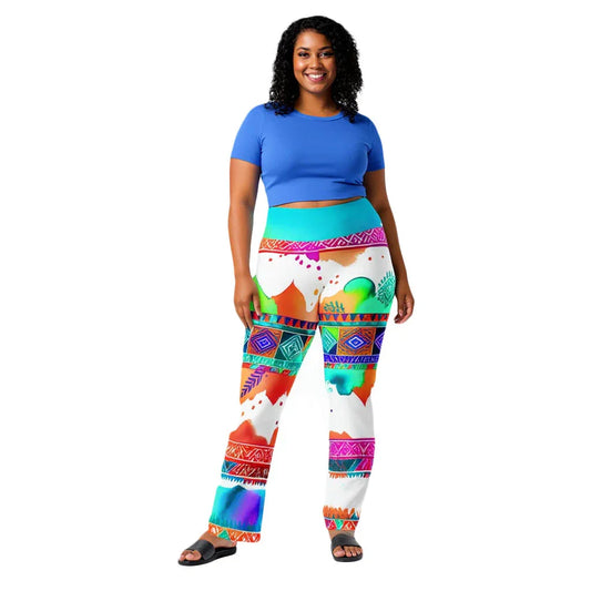 Chellam - Plus Athlo Bell Leggings sustainable fashion athleisure includes plus size activewear yoga clothes unique flare leggings shorts dresses one pieces travel wear for ladies