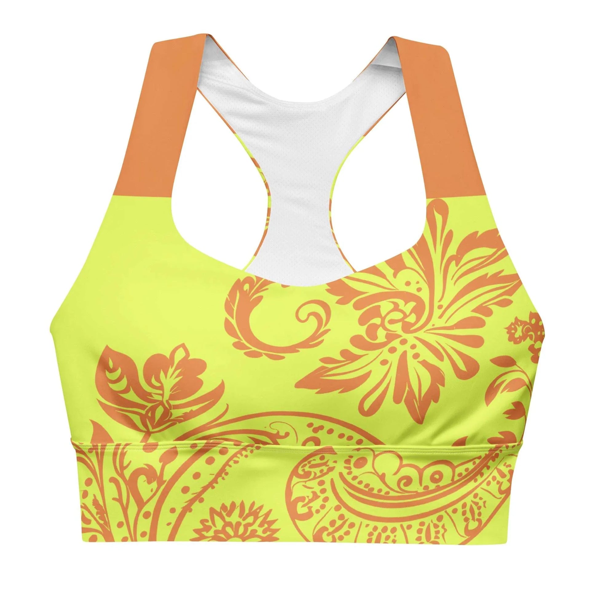Mix Match - Yellow - Athlo Super Support Bra sustainable fashion athleisure includes plus size activewear yoga clothes unique flare leggings shorts dresses one pieces travel wear for ladies