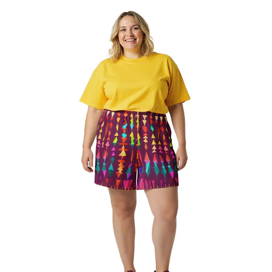 Yuva - Plus Athlo Rec Shorts sustainable fashion athleisure includes plus size activewear yoga clothes unique flare leggings shorts dresses one pieces travel wear for ladies