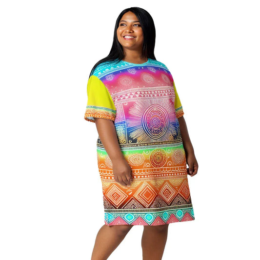 Deshan - Plus Athlo Straight Dress sustainable fashion athleisure includes plus size activewear yoga clothes unique flare leggings shorts dresses one pieces travel wear for ladies