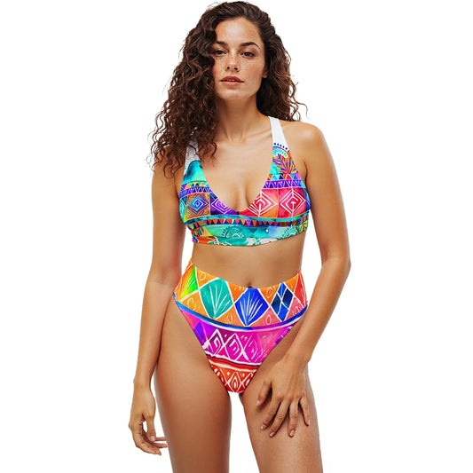 Chellam Henna Batik - Athlo Classic Bikini | Fashion Athleisure Apparel