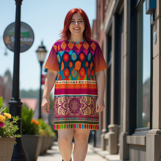 Talla - Plus Athlo Straight Dress sustainable fashion athleisure includes plus size activewear yoga clothes unique flare leggings shorts dresses one pieces travel wear for ladies