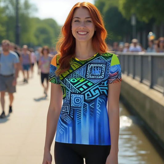 Tiani - Athlo Flex Shirt sustainable fashion athleisure includes plus size activewear yoga clothes unique flare leggings shorts dresses one pieces travel wear for ladies