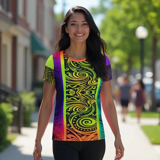 Imaya - Athlo Flex Shirt sustainable fashion athleisure includes plus size activewear yoga clothes unique flare leggings shorts dresses one pieces travel wear for ladies