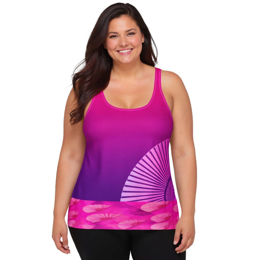 Soma - Plus Athlo Flex Tank sustainable fashion athleisure includes plus size activewear yoga clothes unique flare leggings shorts dresses one pieces travel wear for ladies