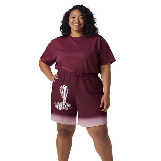 Cobra Naga - Plus Athlo Rec Shorts sustainable fashion athleisure includes plus size activewear yoga clothes unique flare leggings shorts dresses one pieces travel wear for ladies