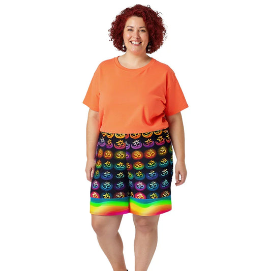 Lilani - Plus Athlo Rec Shorts sustainable fashion athleisure includes plus size activewear yoga clothes unique flare leggings shorts dresses one pieces travel wear for ladies