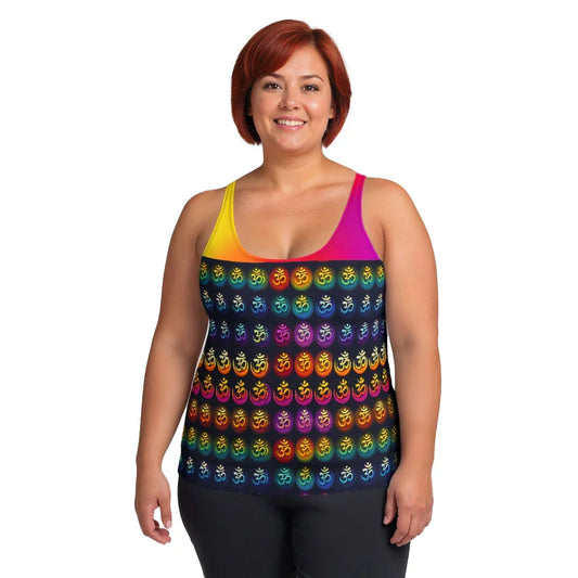 Lilani - Plus Athlo Flex Tank sustainable fashion athleisure includes plus size activewear yoga clothes unique flare leggings shorts dresses one pieces travel wear for ladies