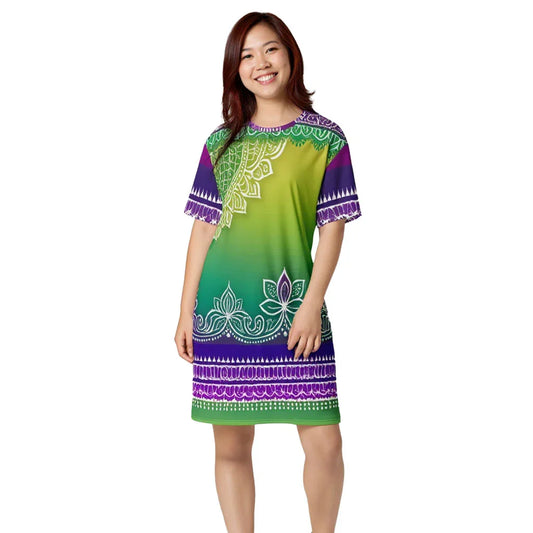 Evani Henna - Athlo Straight Dress sustainable fashion athleisure includes plus size activewear yoga clothes unique flare leggings shorts dresses one pieces travel wear for ladies