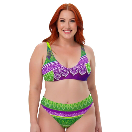 Evani Henna - Plus Athlo Classic Bikini sustainable fashion athleisure includes plus size activewear yoga clothes unique flare leggings shorts dresses one pieces travel wear for ladies