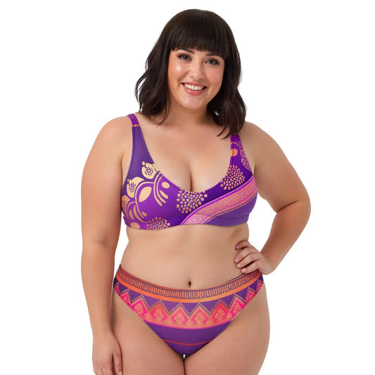 Ronish - Plus Athlo Classic Bikini sustainable fashion athleisure includes plus size activewear yoga clothes unique flare leggings shorts dresses one pieces travel wear for ladies