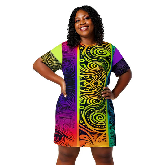 Imaya - Plus Athlo Straight Dress sustainable fashion athleisure includes plus size activewear yoga clothes unique flare leggings shorts dresses one pieces travel wear for ladies