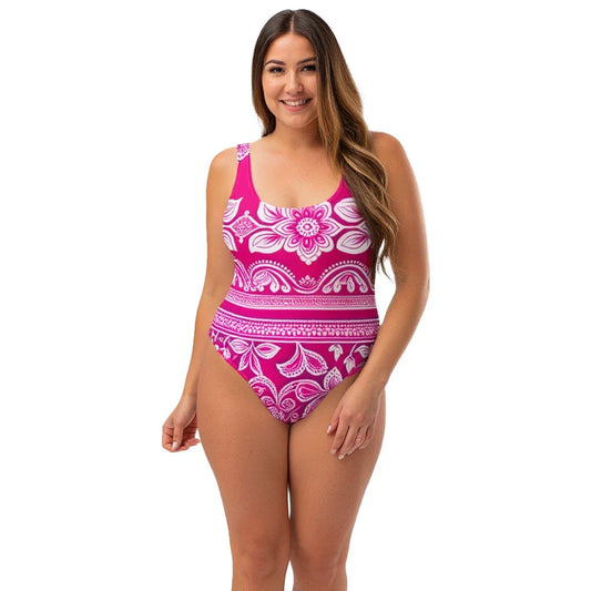 Vai Henna - Plus Athlo Swimsuit sustainable fashion athleisure includes plus size activewear yoga clothes unique flare leggings shorts dresses one pieces travel wear for ladies