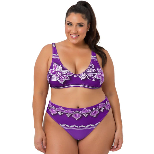 Sanavi Henna - Athlo Classic Bikini sustainable fashion athleisure includes plus size activewear yoga clothes unique flare leggings shorts dresses one pieces travel wear for ladies