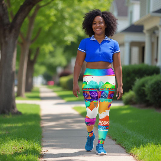 Chellam - Plus Athlo Yoga Leggings sustainable fashion athleisure includes plus size activewear yoga clothes unique flare leggings shorts dresses one pieces travel wear for ladies