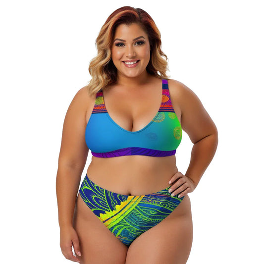 Suli - Plus Athlo Classic Bikini sustainable fashion athleisure includes plus size activewear yoga clothes unique flare leggings shorts dresses one pieces travel wear for ladies