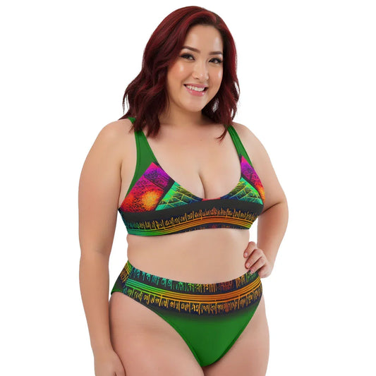 Arez - Plus Athlo Classic Bikini sustainable fashion athleisure includes plus size activewear yoga clothes unique flare leggings shorts dresses one pieces travel wear for ladies