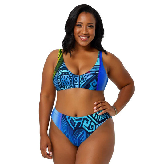 Tiania - Plus Athlo Classic Bikini sustainable fashion athleisure includes plus size activewear yoga clothes unique flare leggings shorts dresses one pieces travel wear for ladies