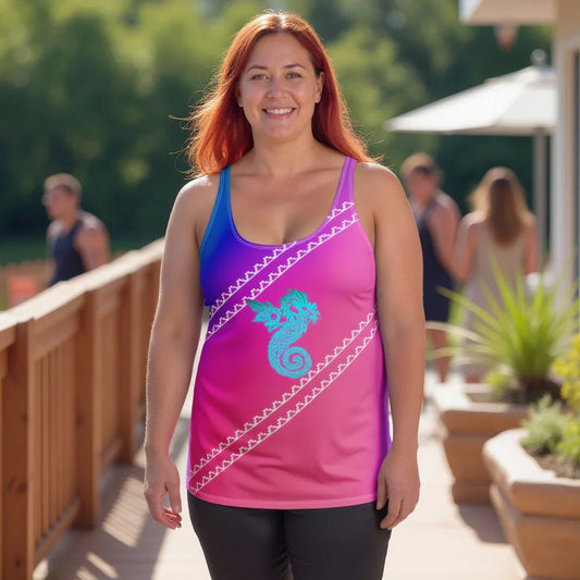 Dragon Desi - Athlo Flex Tank sustainable fashion athleisure includes plus size activewear yoga clothes unique flare leggings shorts dresses one pieces travel wear for ladies