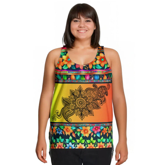 Lexani - Plus Athlo Flex Tank sustainable fashion athleisure includes plus size activewear yoga clothes unique flare leggings shorts dresses one pieces travel wear for ladies