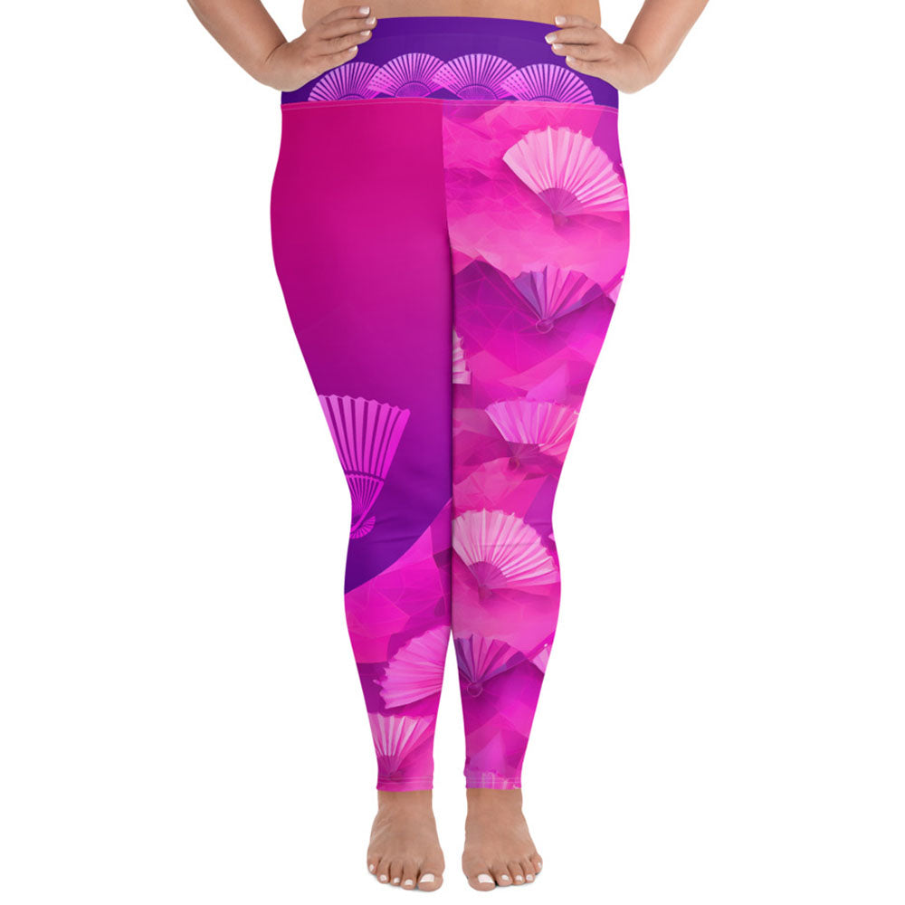 Soma - Plus Athlo / Yoga Leggings best workout and yoga pants for women plus size affordable sustainable recycled unique cool funky leggings by Namaste Fashion