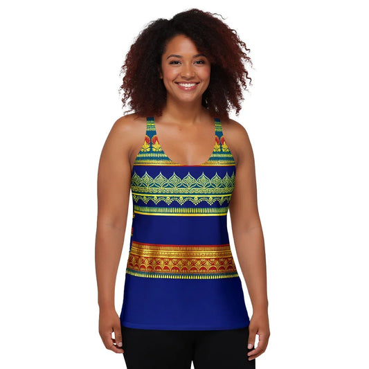 Perani Sari - Athlo Flex Tank sustainable fashion athleisure includes plus size activewear yoga clothes unique flare leggings shorts dresses one pieces travel wear for ladies