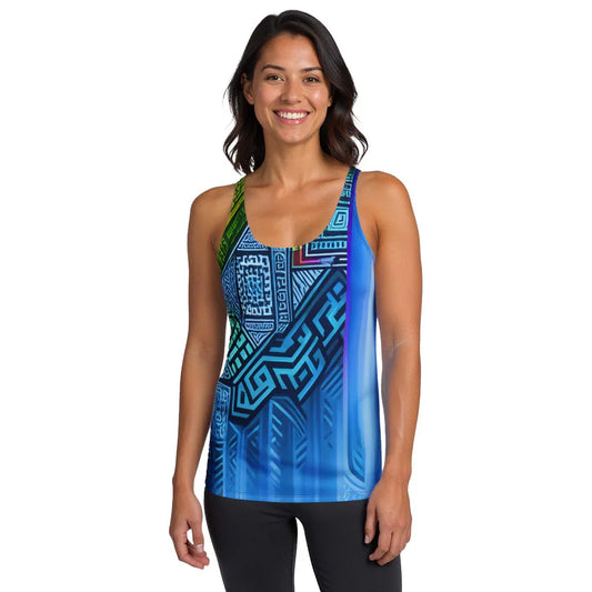 Tiani - Athlo Flex Tank sustainable fashion athleisure includes plus size activewear yoga clothes unique flare leggings shorts dresses one pieces travel wear for ladies