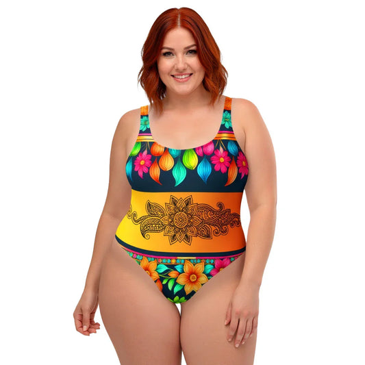 Lexani - Plus Athlo Swimsuit sustainable fashion athleisure includes plus size activewear yoga clothes unique flare leggings shorts dresses one pieces travel wear for ladies