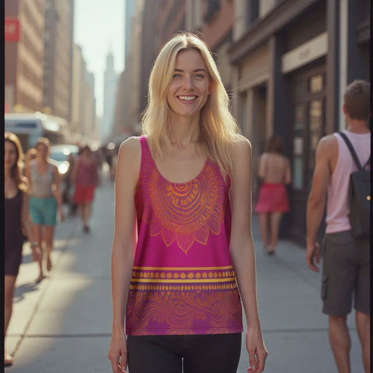 Piya Sari - Athlo Flex Tank sustainable fashion athleisure includes plus size activewear yoga clothes unique flare leggings shorts dresses one pieces travel wear for ladies