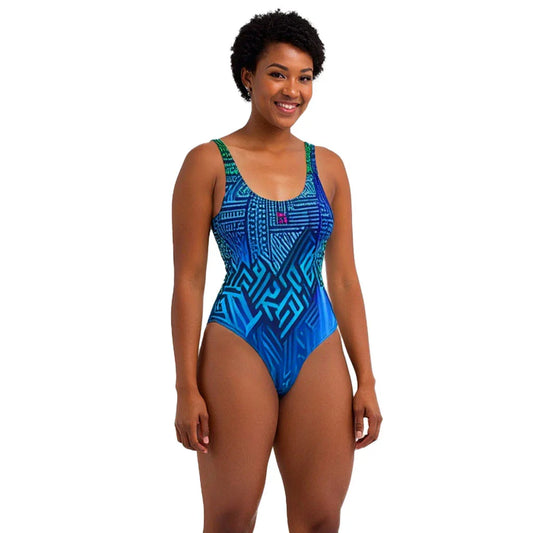 Tiani - Athlo Swimsuit sustainable fashion athleisure includes plus size activewear yoga clothes unique flare leggings shorts dresses one pieces travel wear for ladies