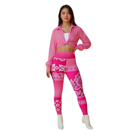 Vai Henna - Athlo Yoga Leggings sustainable fashion athleisure includes plus size activewear yoga clothes unique flare leggings shorts dresses one pieces travel wear for ladies